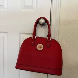 Red Dasein Tote Satchel Purse